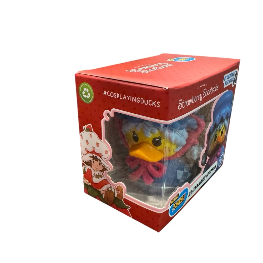 Strawberry Shortcake Blueberry Muffin Mini Tubbz Scented Rubber Duck NWT - Picture 5 of 6